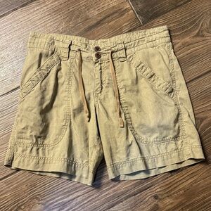 Patagonia Tan Casual Drawstring Shorts, Women’s Size 2